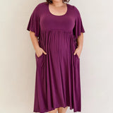 Elio Dress - Berry