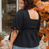 Kate Top - Washed Black