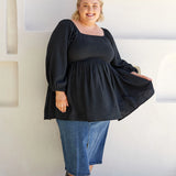 Lexi Top - Washed Black
