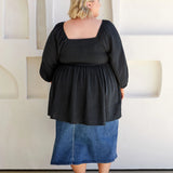 Lexi Top - Washed Black