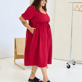 Mila Dress - Red
