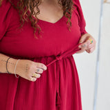 Mila Dress - Red