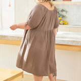 'Samples, Seconds & Archives': Sally Dress - Coffee 26/28