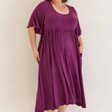Elio Dress - Berry