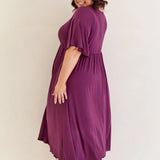 Elio Dress - Berry