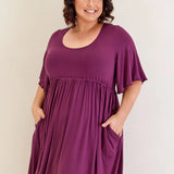 Elio Dress - Berry