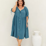 Sally Dress - Ocean