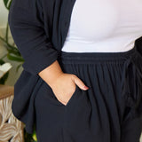Romy Shorts - Washed Black